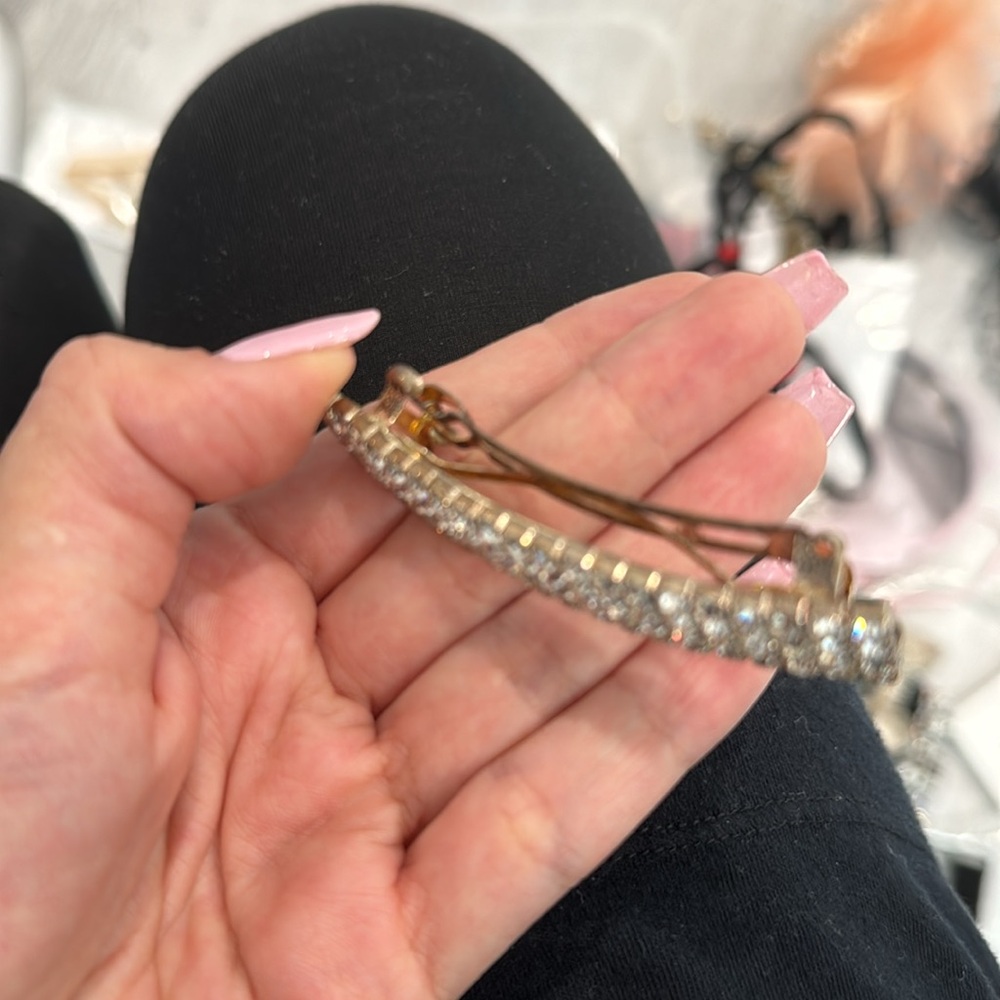 5 Crystal Rhinestone Hair Clips - Picture 4 of 5